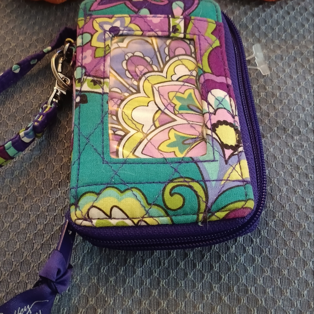 Vera Bradley card case, wallet/ wristlet